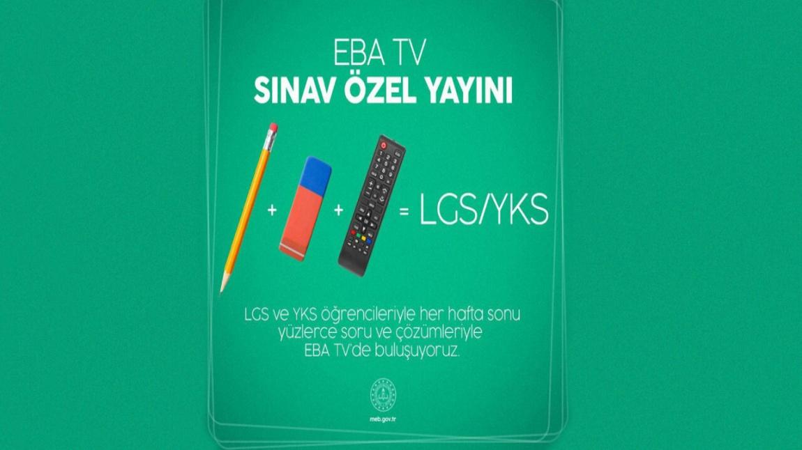 TRT EBA TV'de LGS ve YKS Hazırlık Öğrencilerine Özel Yayın Başlıyor.