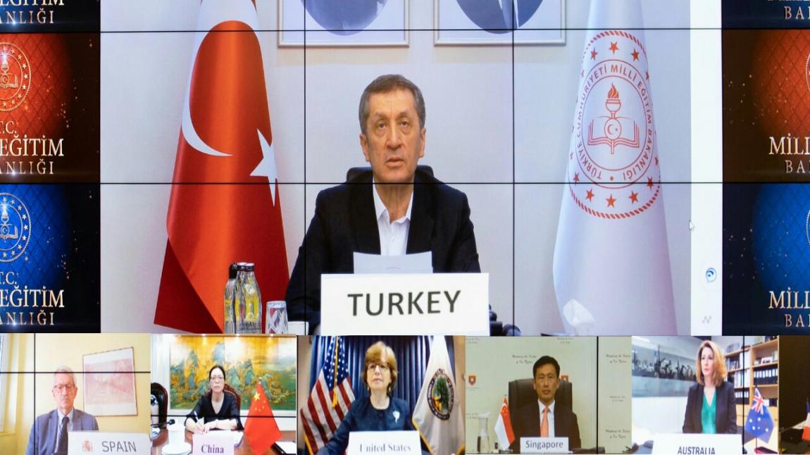 Milli Eğitim Bakanımız Ziya SELÇUK, TÜRKİYE'nin KOVİD-19 Tecrübelerini G20 Ülkelerine Anlattı