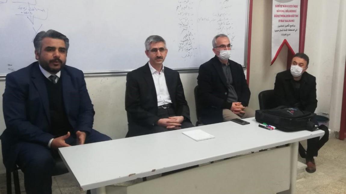 Din Öğretimi Genel Müdürümüz Sayın Nazif Yılmaz, El- Bab'daki Öğretmenlerin Mesleki Gelişim Programına Katıldı