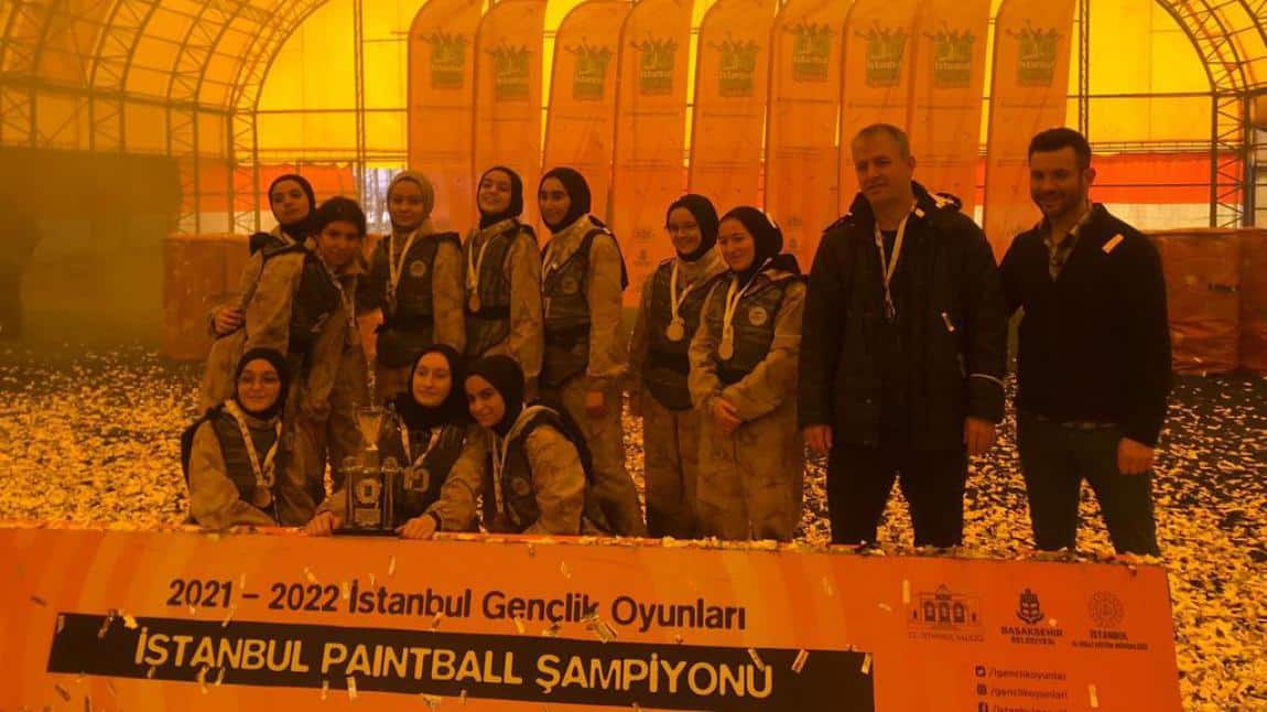 İstanbul Gençlik Oyunları Kapsamında Liseler Arasında Düzenlen Paintball Turnuvasında İstanbul Şampiyonu Olduk