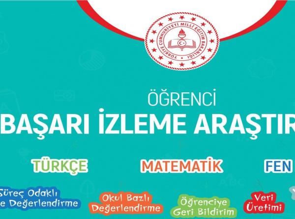 Türkçe, Matematik ve Fen Derslerinde Başarı İzleme Araştırması.
