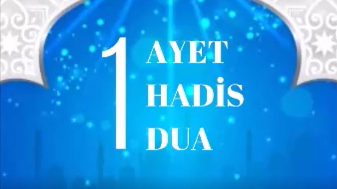 Ramazan Ayı Boyunca Her Güne 1 Ayet , 1 Hadis, 1 Dua Programımızda 8.Gün